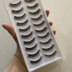 Fluffy wispy eyelashes